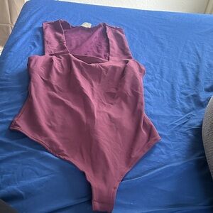 Purple Sleeveless Bodysuit